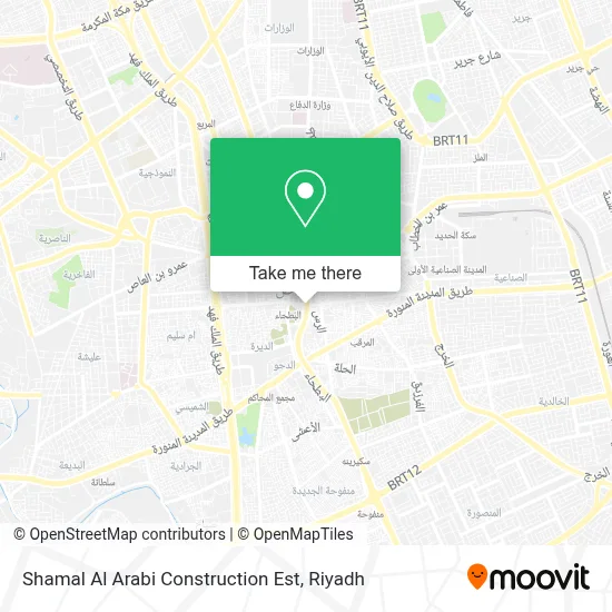Shamal  Al Arabi Construction Est map