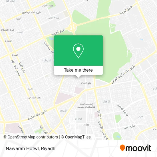 Nawarah Hotwl map