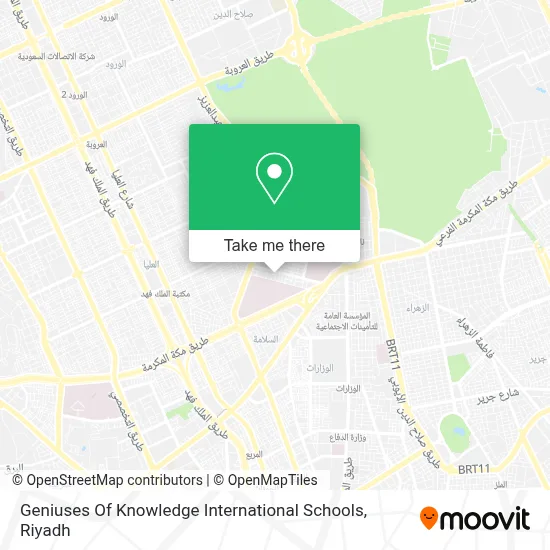 Geniuses Of Knowledge International Schools map