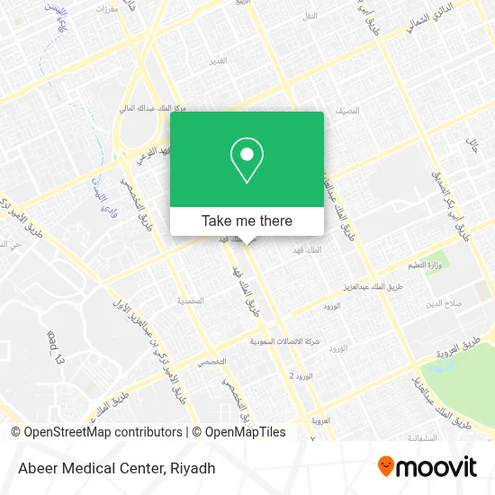 Abeer Medical Center map