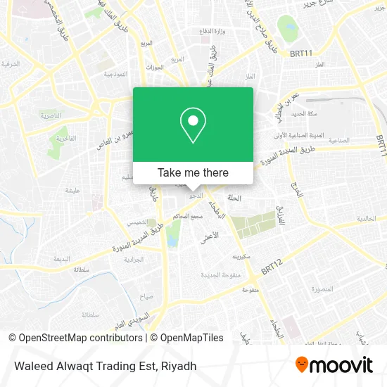 Waleed Alwaqt Trading Est map