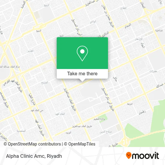 Alpha Clinic Amc map