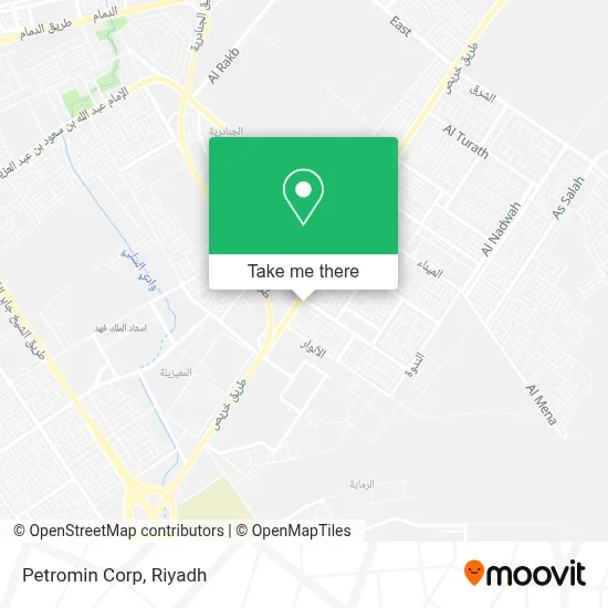 Petromin Corp map