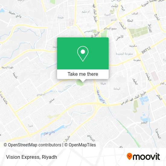 Vision Express map
