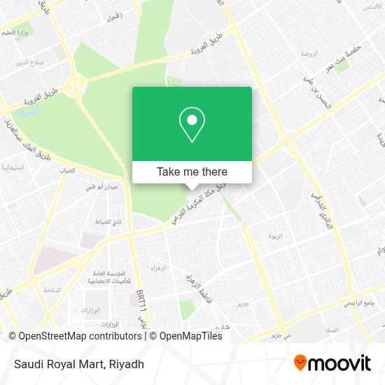 Saudi Royal Mart map