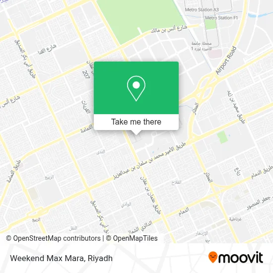 Weekend Max Mara map