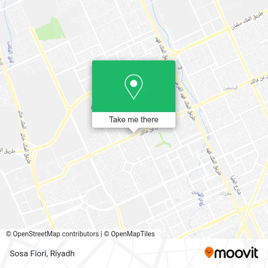 Sosa Fiori map