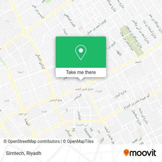 Simtech map