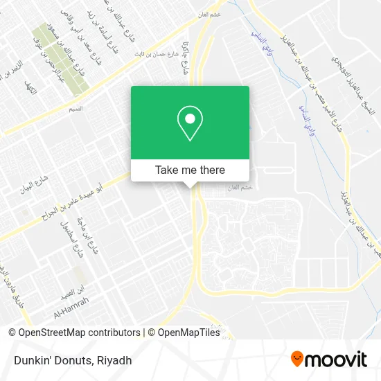 Dunkin' Donuts map