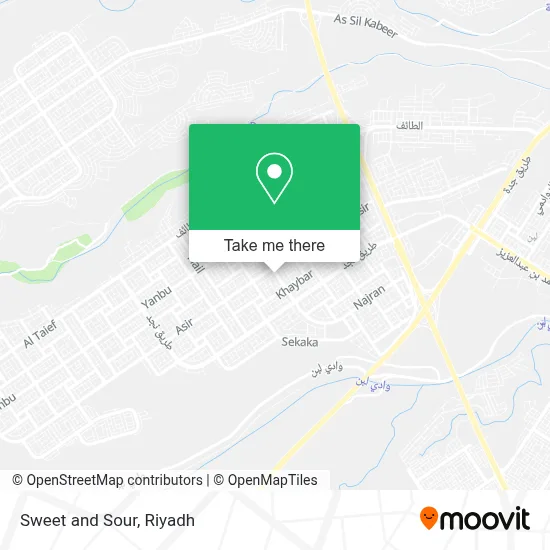 Sweet and Sour map