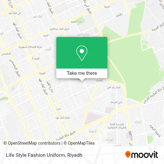 Life Style Fashion Uniform map
