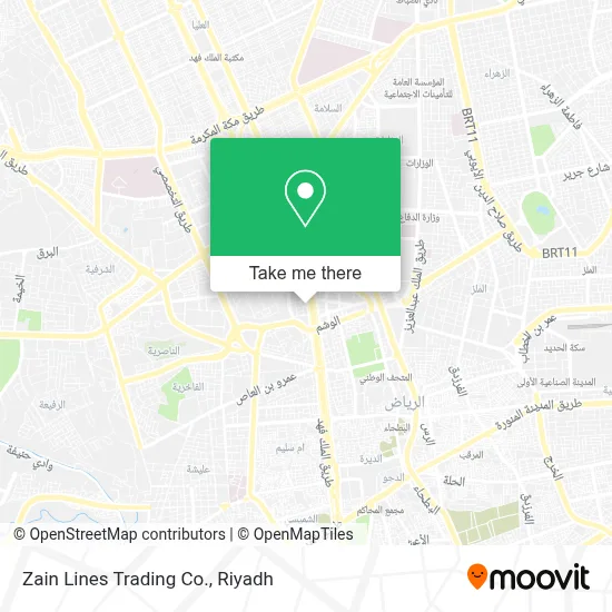 Zain Lines Trading Co. map