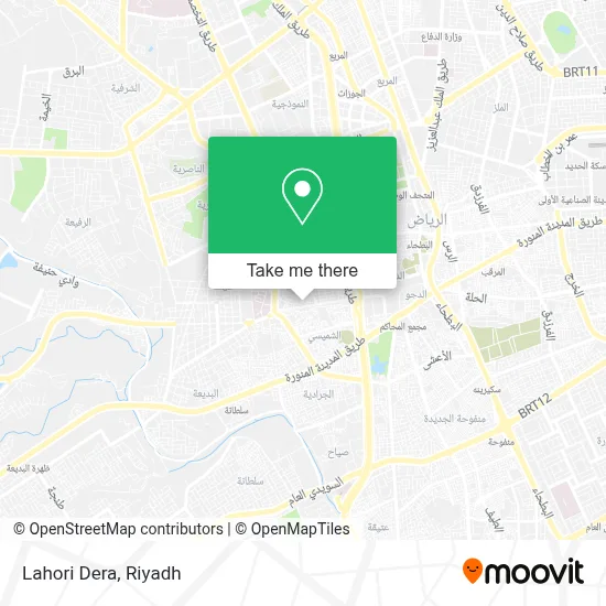 Lahori Dera map