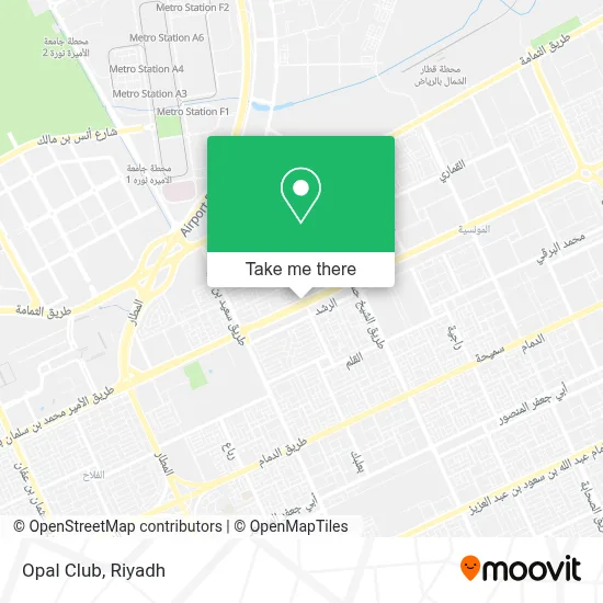 Opal Club map