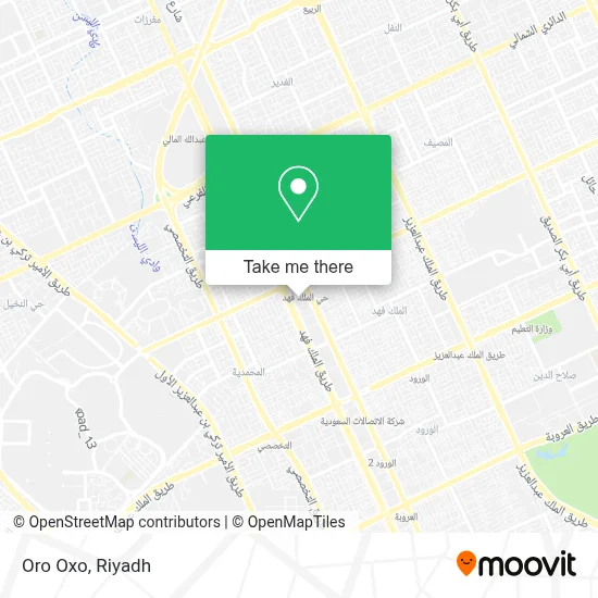 Oro Oxo map