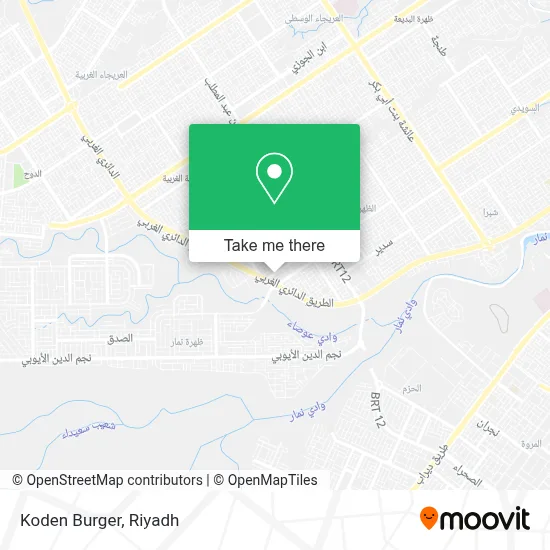 Koden Burger map