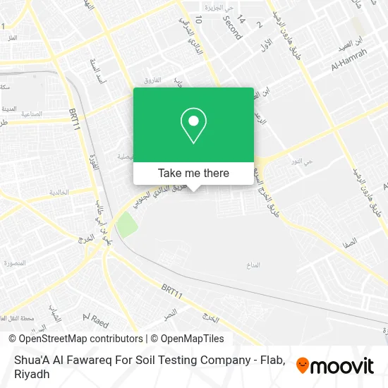 Shua'A Al Fawareq For Soil Testing Company - Flab map