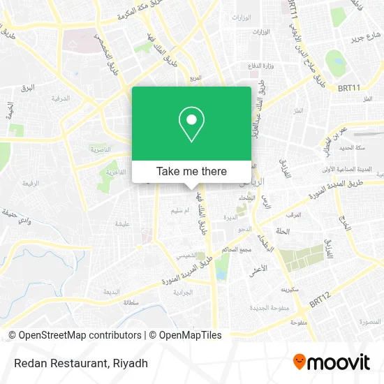 Redan Restaurant map