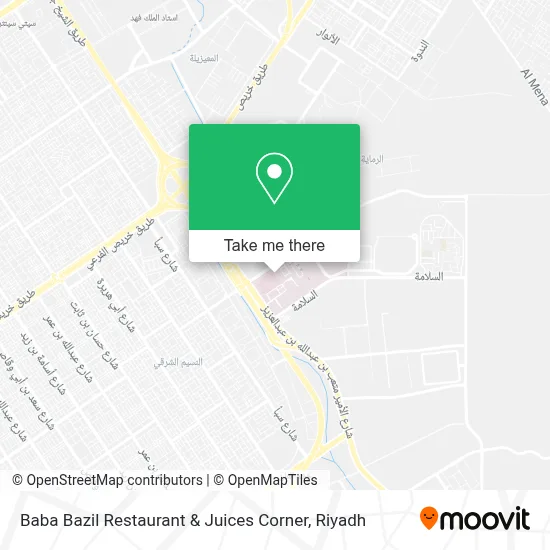Baba Bazil Restaurant & Juices Corner map