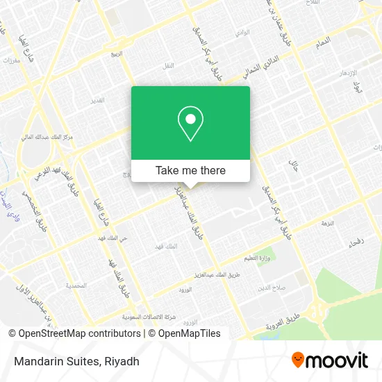 Mandarin Suites map