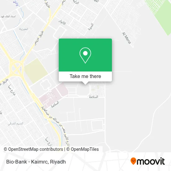 Bio-Bank - Kaimrc map