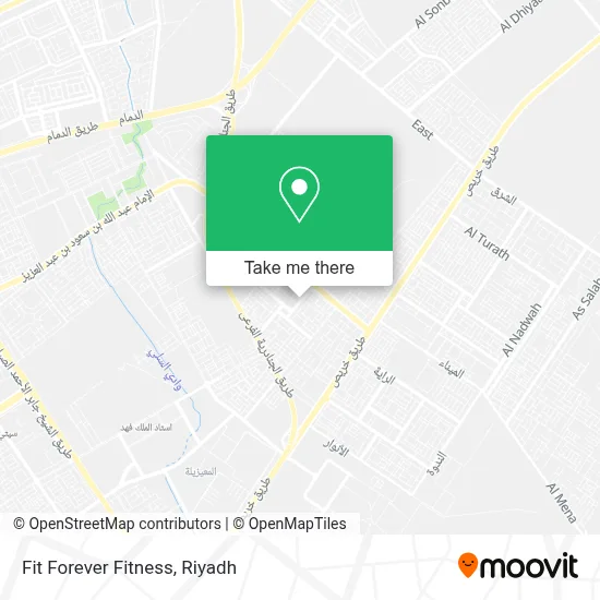 Fit Forever Fitness map