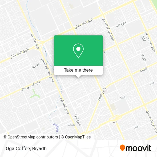 Oga Coffee map