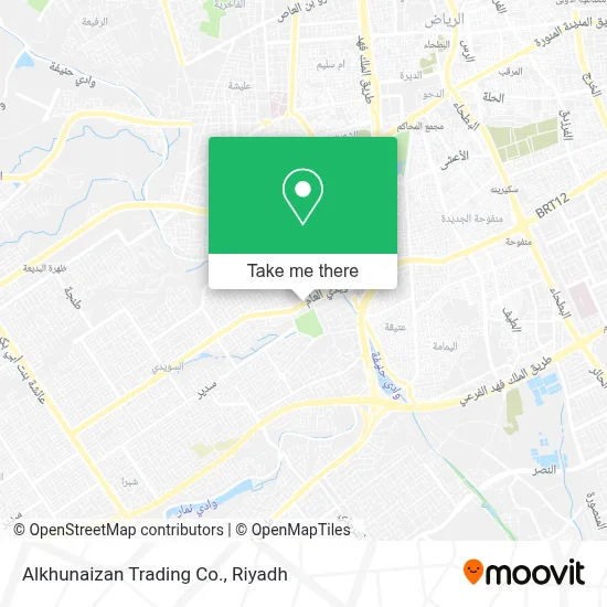 Alkhunaizan Trading Co. map