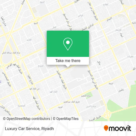 Luxury Car Service map