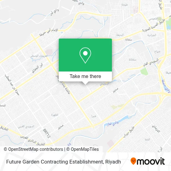 Future Garden Contracting Establishment map