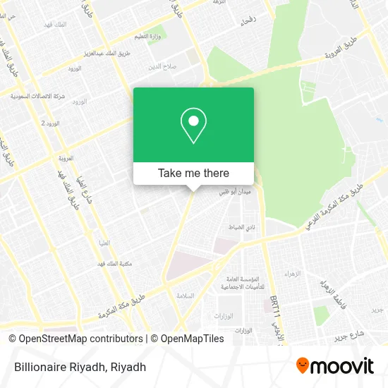 Billionaire Riyadh map
