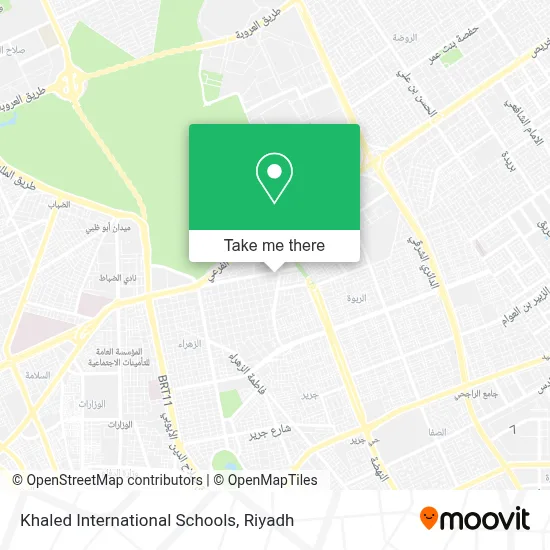 Khaled International Schools map