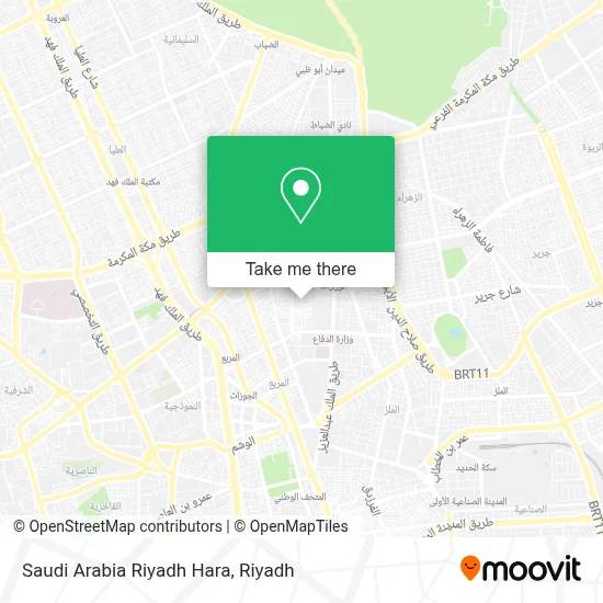 Saudi Arabia Riyadh Hara map