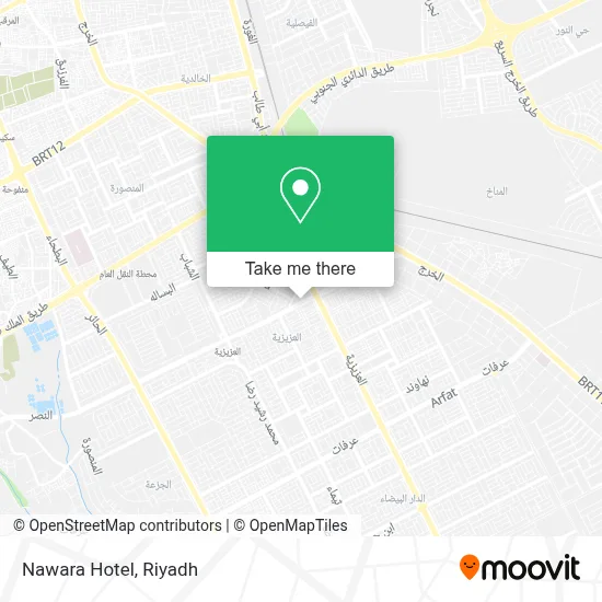 Nawara Hotel map