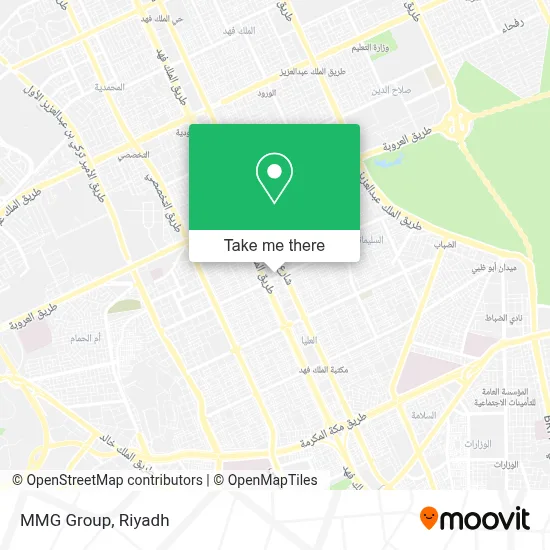 MMG Group map