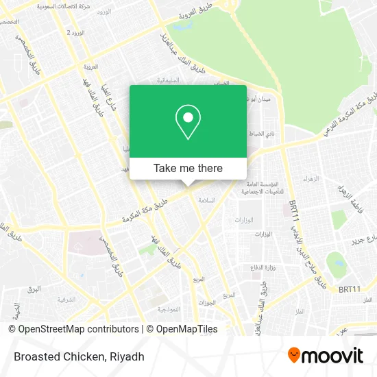 Broasted Chicken map