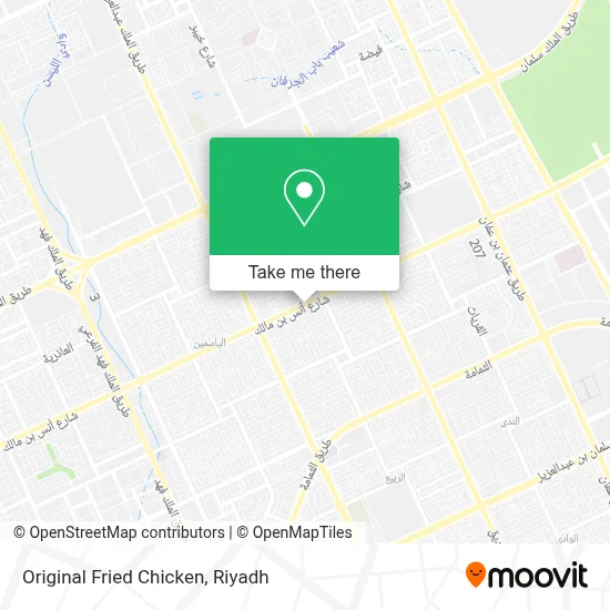 Original Fried Chicken map