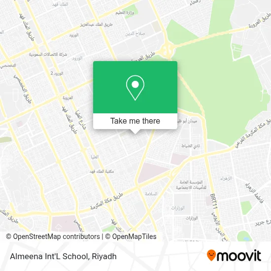 Almeena Int'L School map