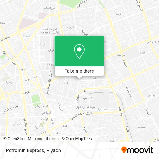Petromin Express map