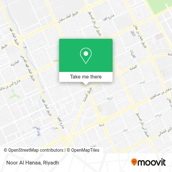 Noor Al Hanaa map