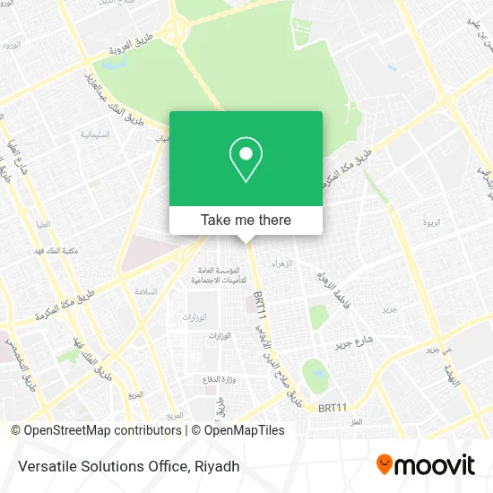 Versatile Solutions Office map
