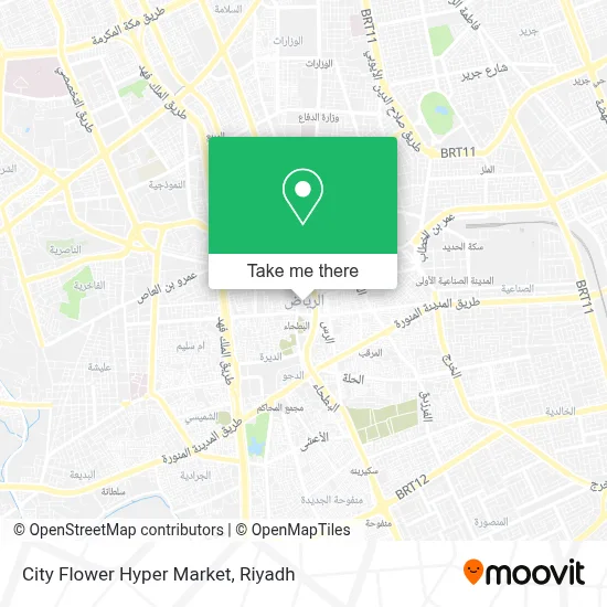 City Flower Hyper Market map