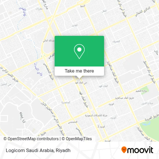 Logicom Saudi Arabia map