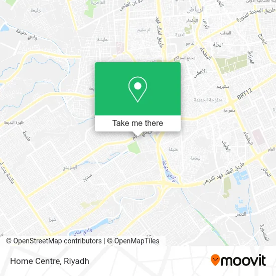 Home Centre map