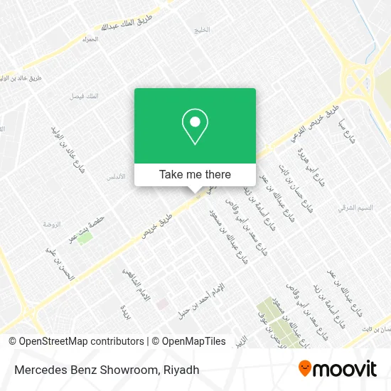 Mercedes Benz Showroom map