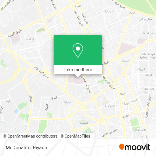 McDonald's map