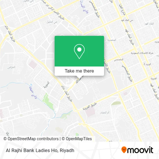 Al Rajhi Bank Ladies Ho map