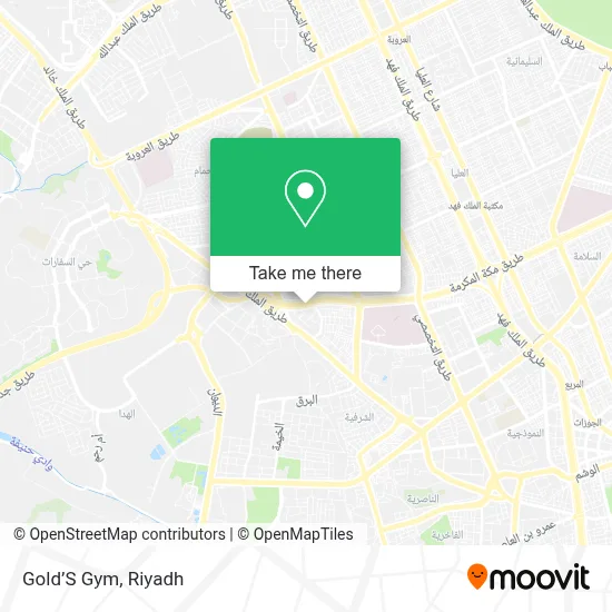 Gold’S Gym map