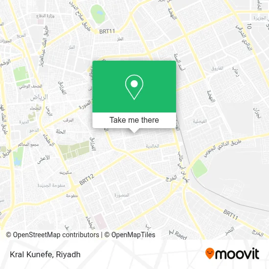 Kral Kunefe map