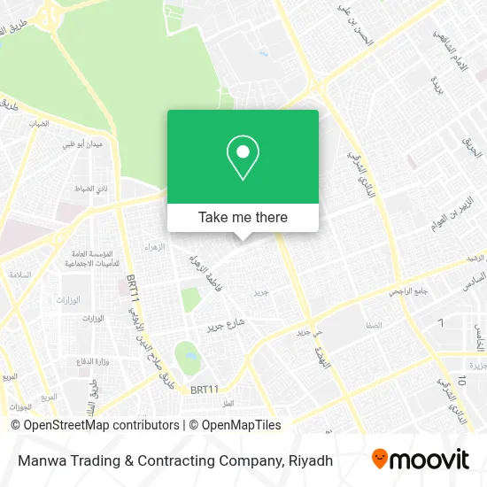 Manwa Trading & Contracting Company map
